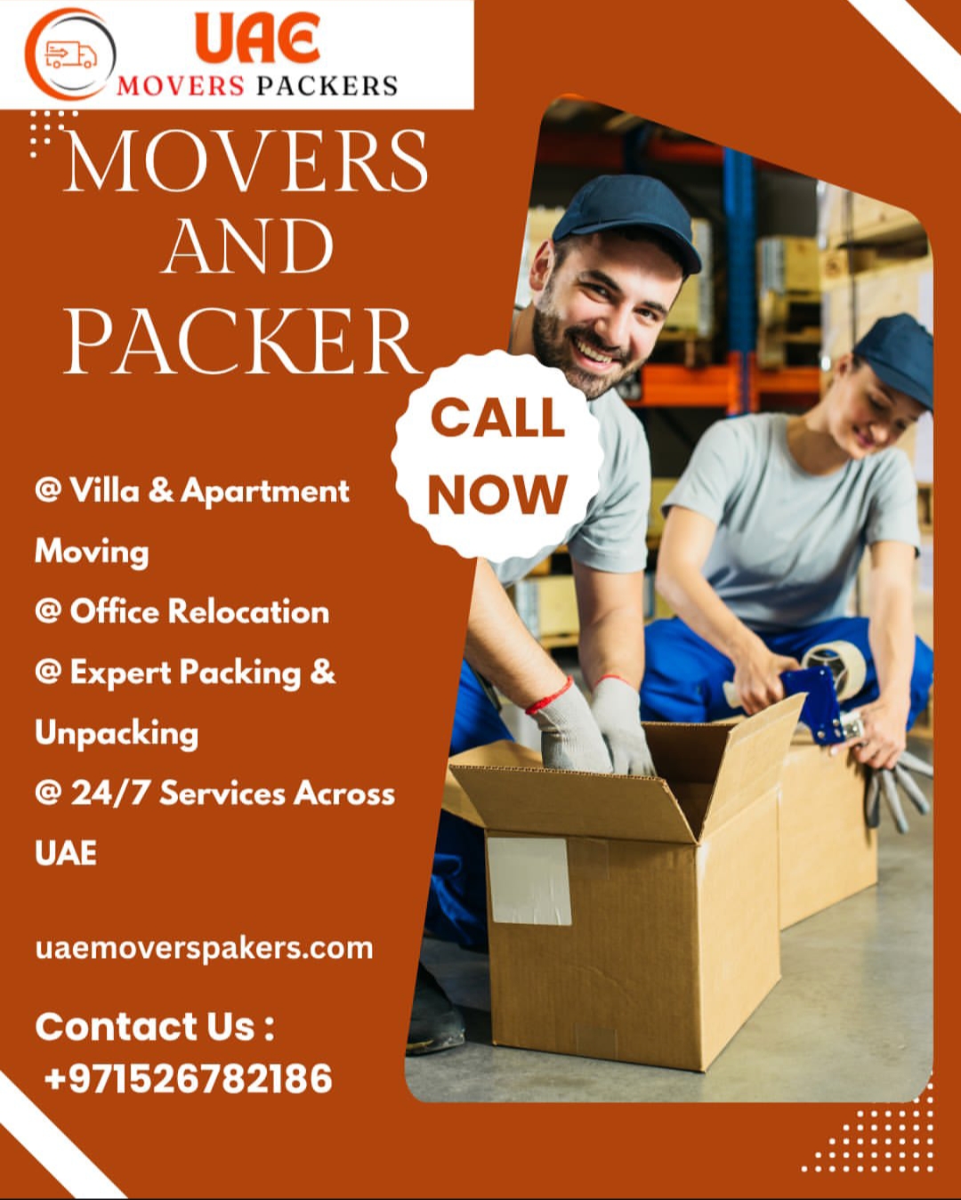 Movers in Madinat Zayed Abu
