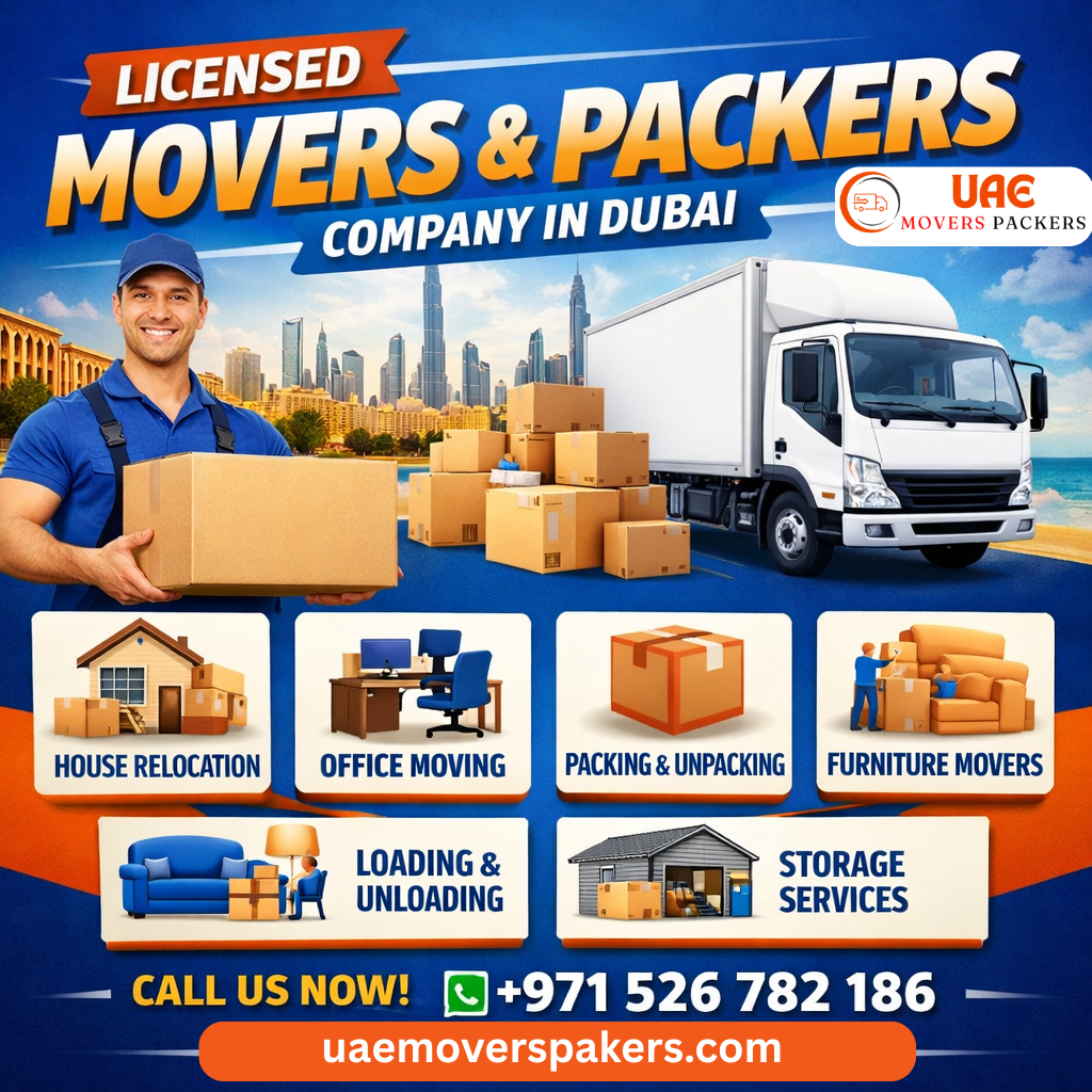 licensed movers and packers company in Dubai